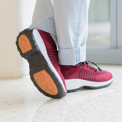 Ortho Stretch Cushion Shoes - Black Purple