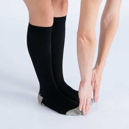Compression Socks - Black White