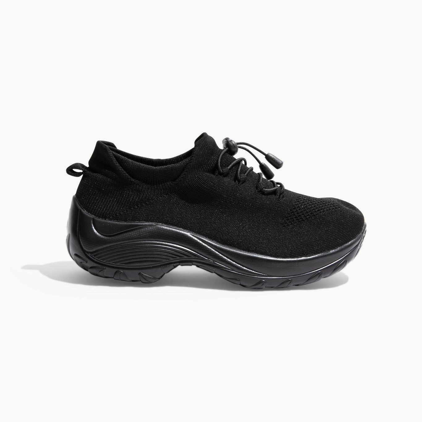 Ortho Stretch Cushion Shoes - Black Purple